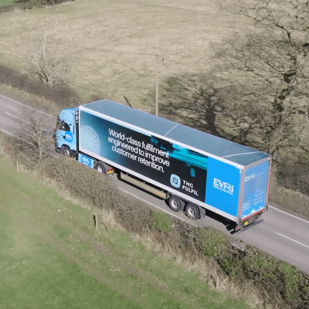 THG Fulfil branded EVRI truck image