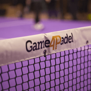 Game4Padel sponsored padel net