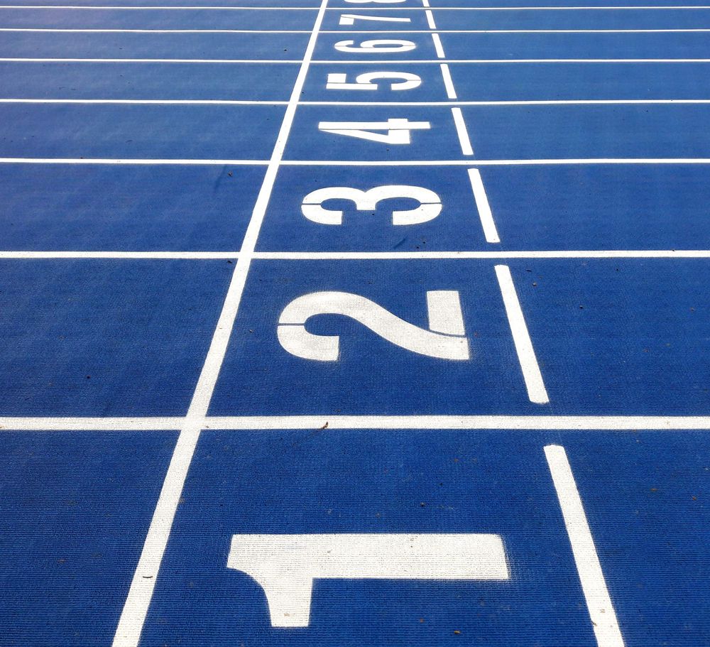 Picture of a running track