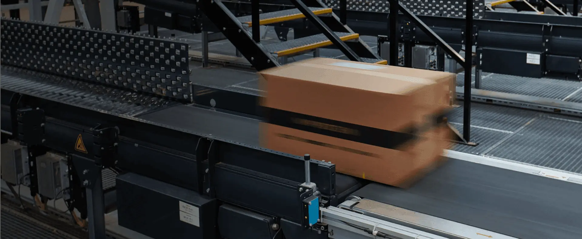 packaging moving in warehouse