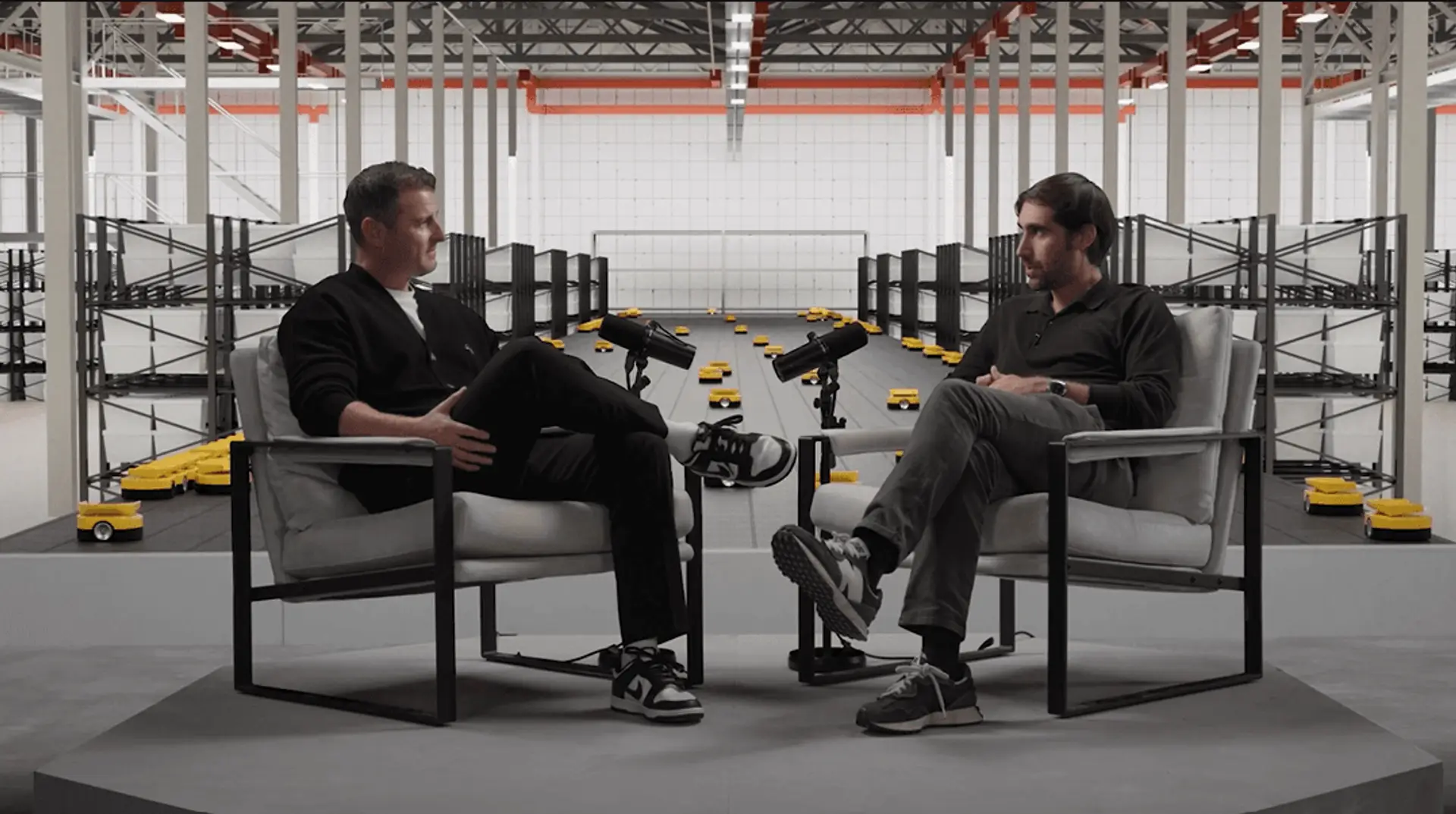 Tom Killeen and Richard Fattal recording Fulfilment in Focus episode