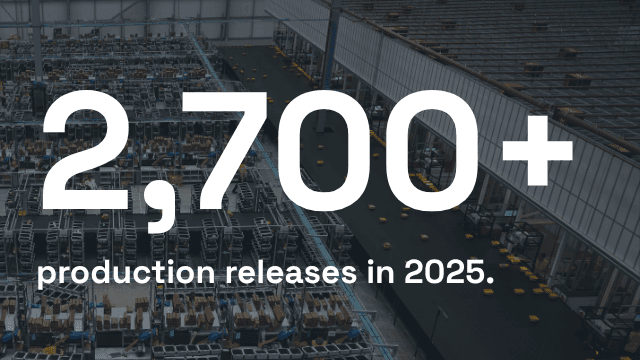 2,700+ production releases in 2025