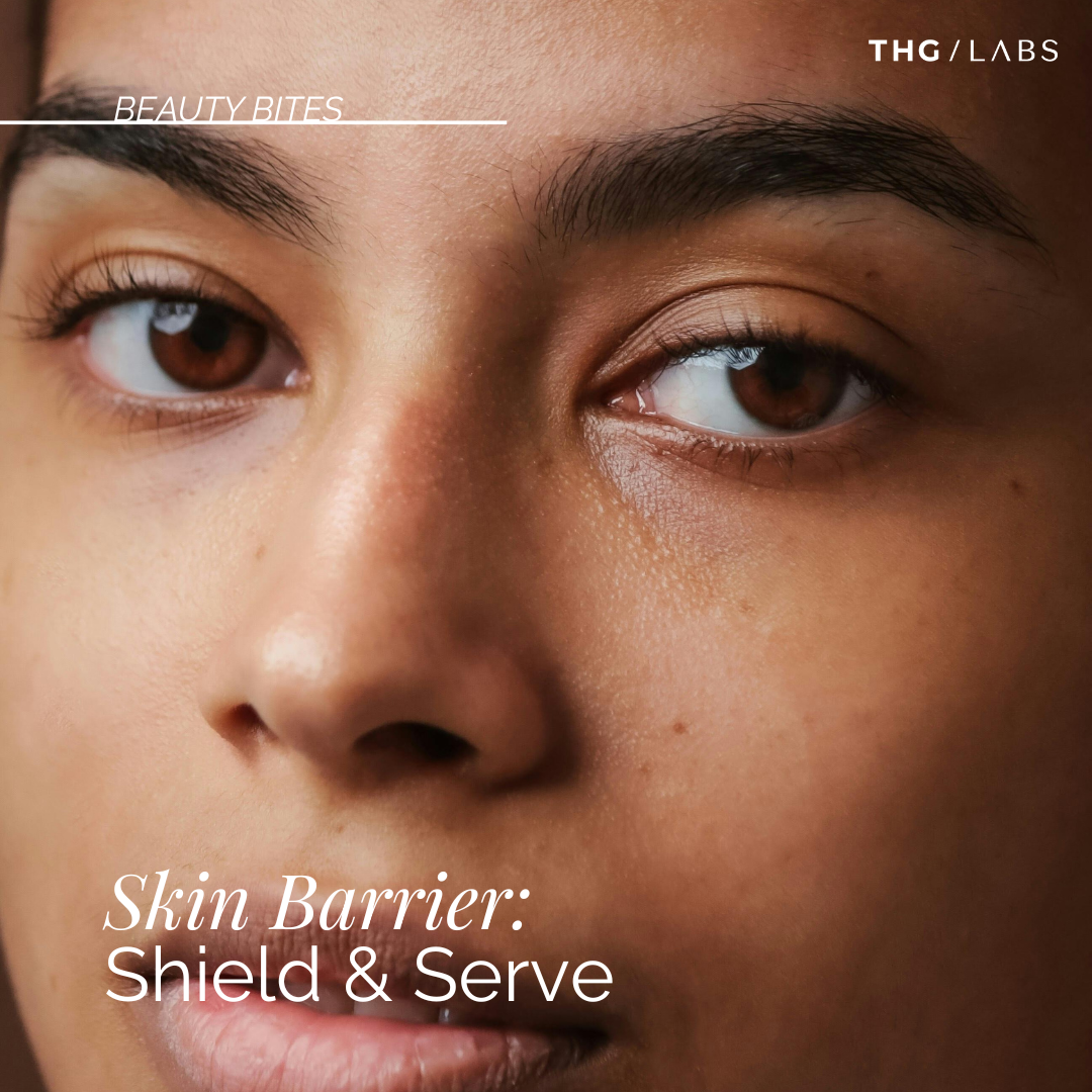 Close-up of natural skin texture and complexion, representing healthy skin barrier function and resilient, balanced skin.