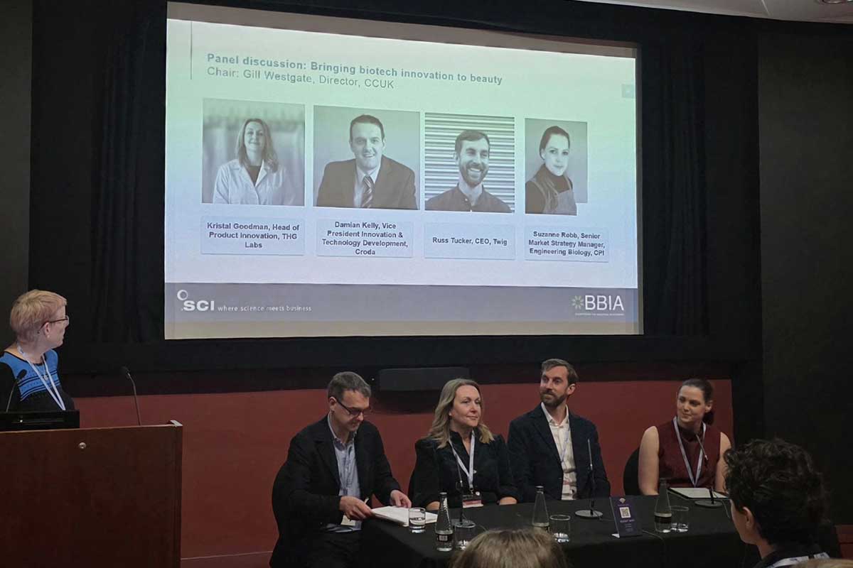 THG LABS and other industry experts speaking on Future of Bio-Beauty panel at Society of Chemical Industry