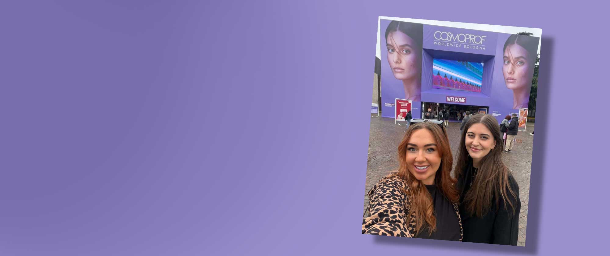 THG LABS Colleagues arrive at Cosmoprof Worldwide to gather insights 