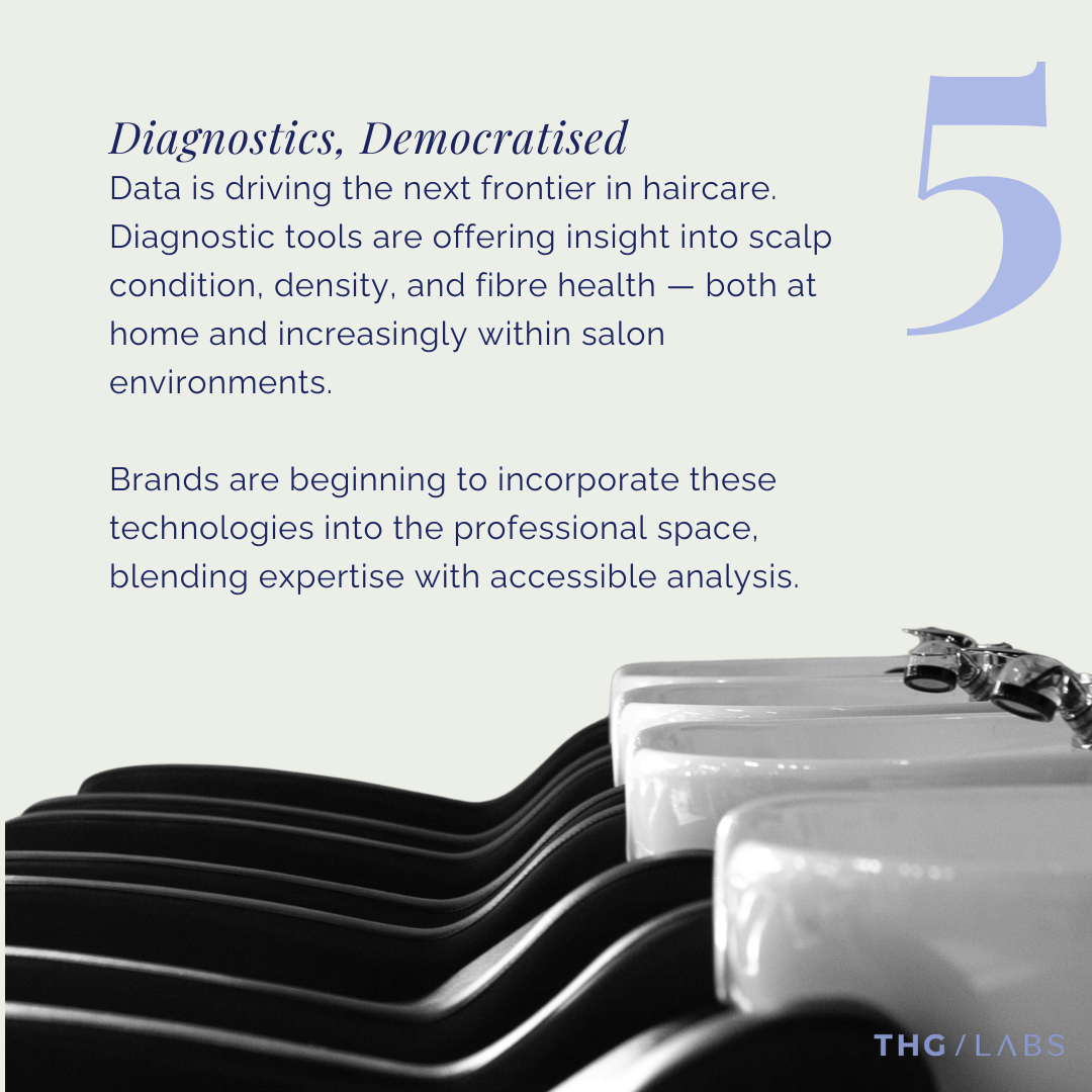 Scalp diagnostics technology in haircare showing how data-driven analysis informs product development and personalised treatment solutions