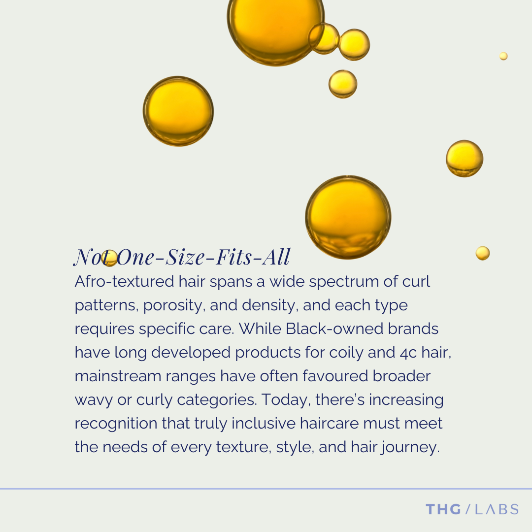 Golden oil droplets symbolising moisture support for textured hair.