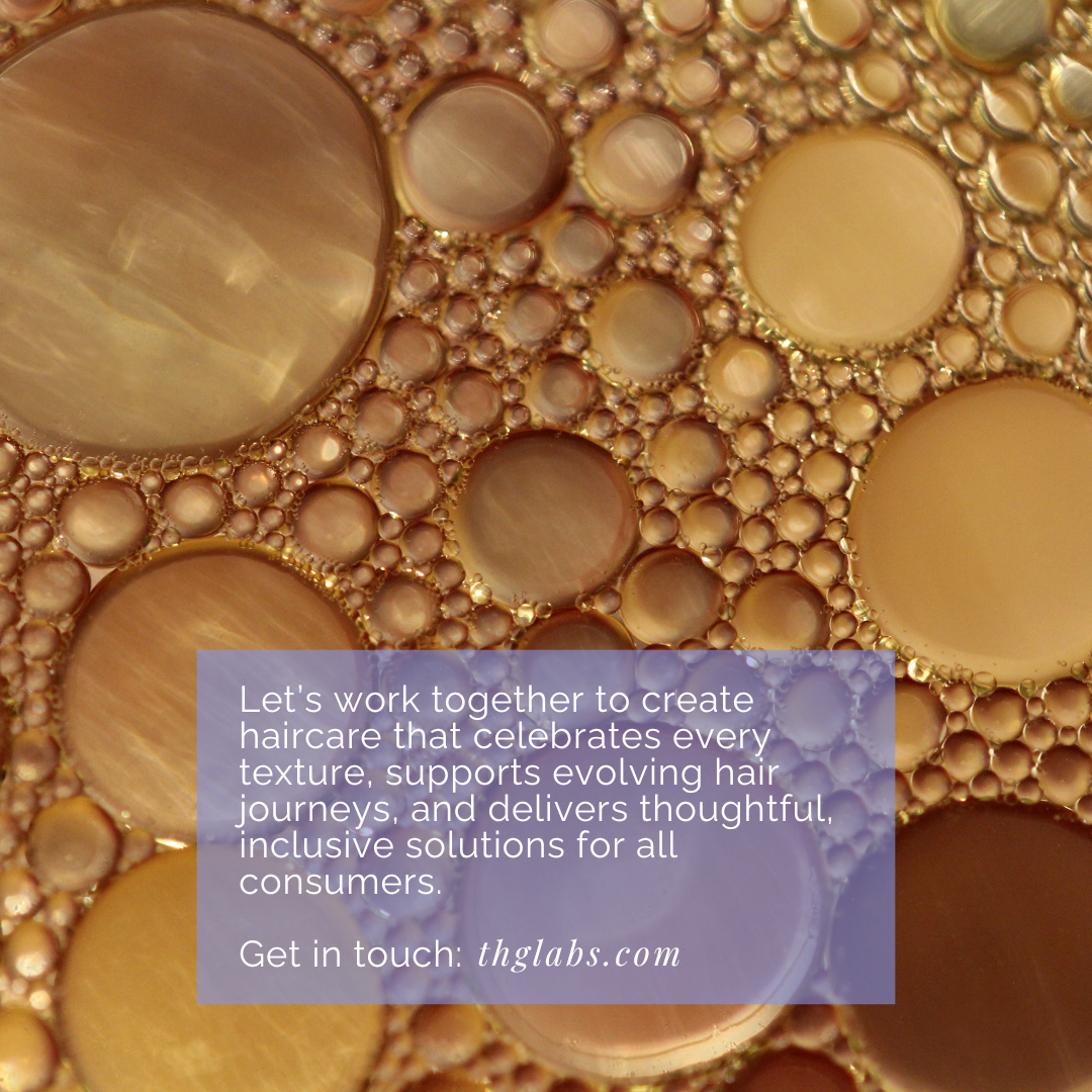 Close-up of bubbles symbolising textured haircare innovation.