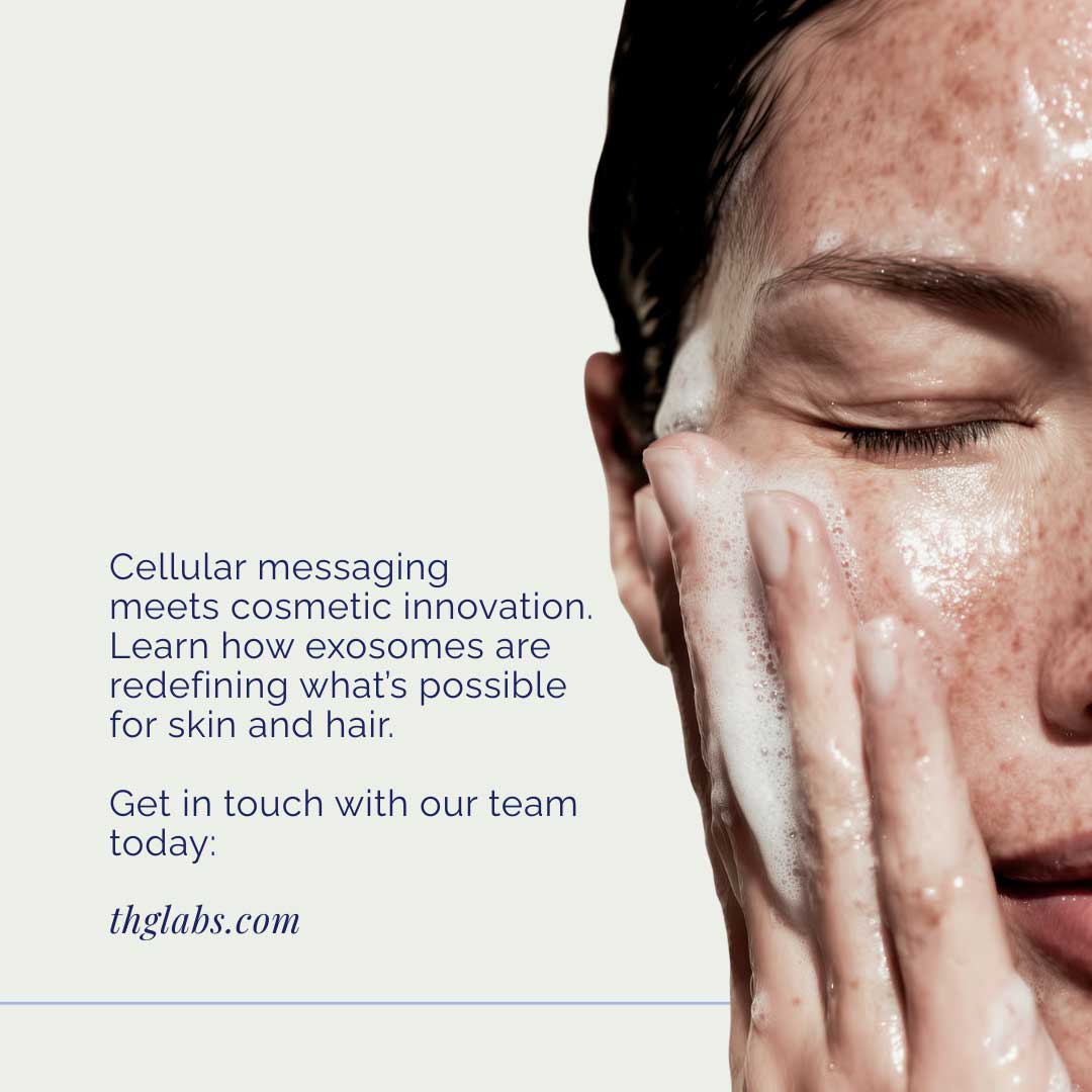 Close-up of skin during cleansing, highlighting regeneration and barrier-focused skincare