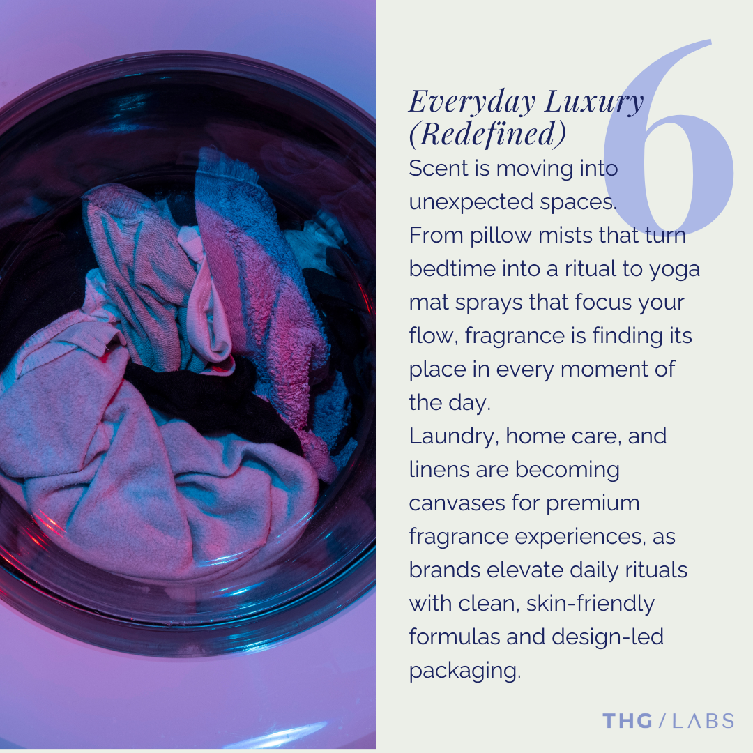 Laundry in washing machine representing home scent expansion.