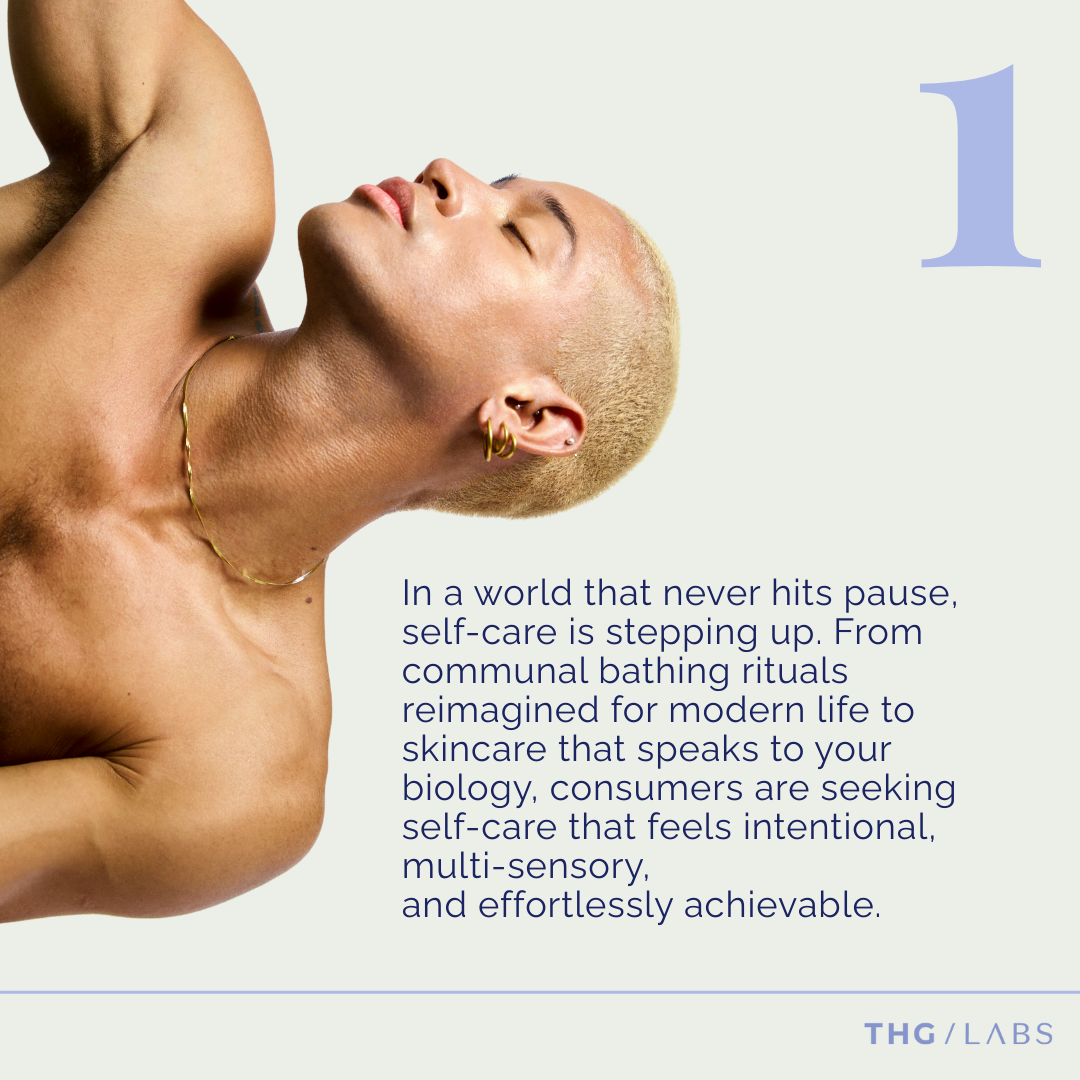 Close-up portrait conveying calm, embodiment and sensory-led wellness experiences