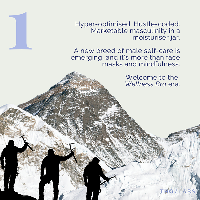  “Image reflecting social media-driven wellness content shaping men’s skincare interests.”