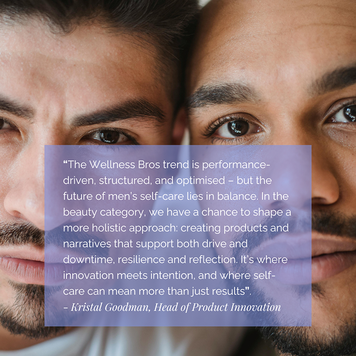  Image highlighting lifestyle and fitness influences on male beauty and grooming habits.