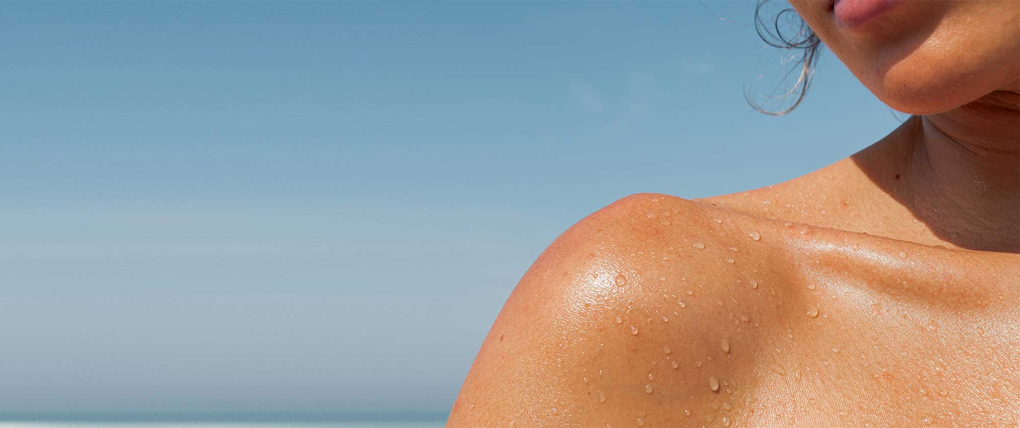 Close-up of sun-exposed skin illustrating daily SPF use and evolving consumer sun protection habits.