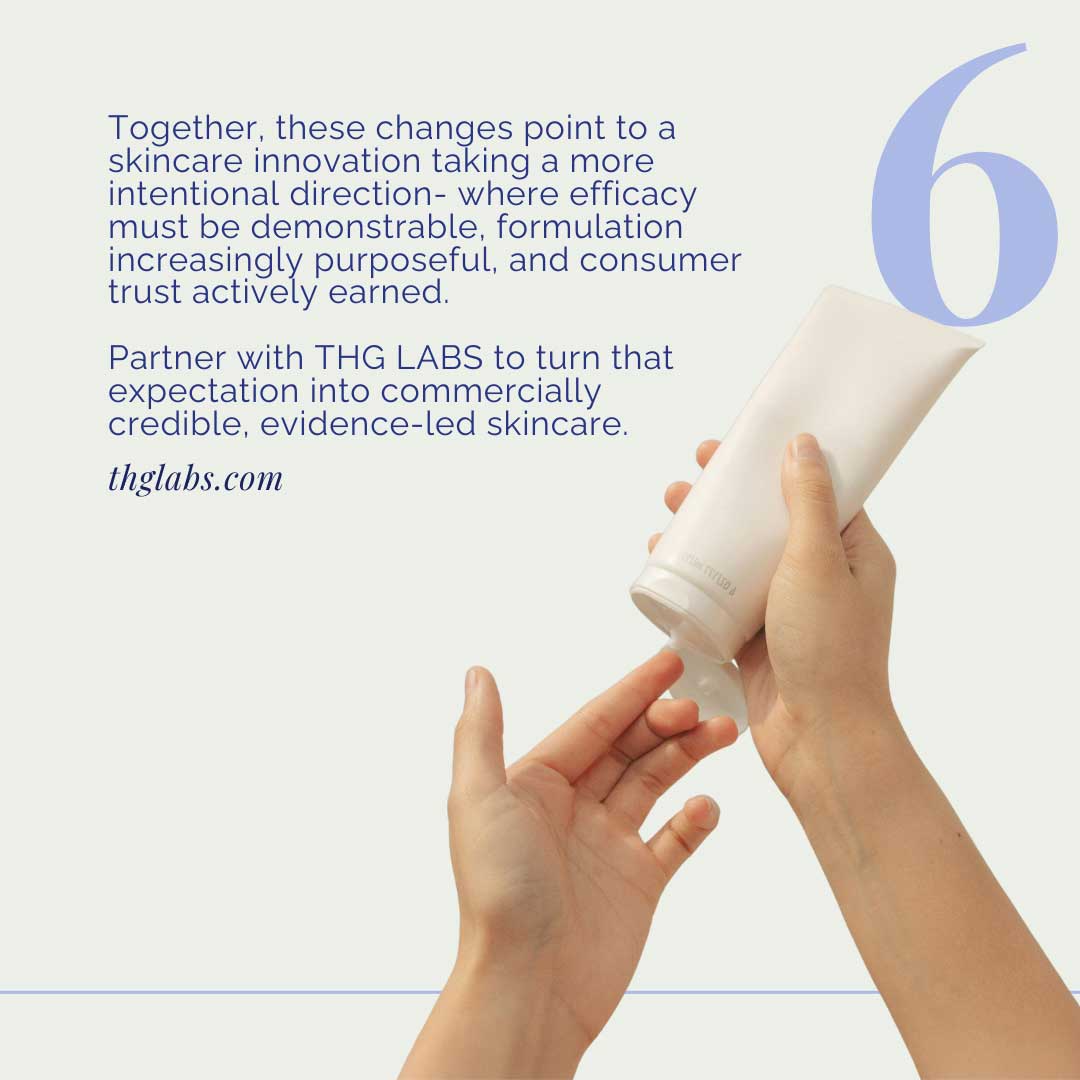 Summary of the key skincare trends influencing evidence-led product development and beauty manufacturing.