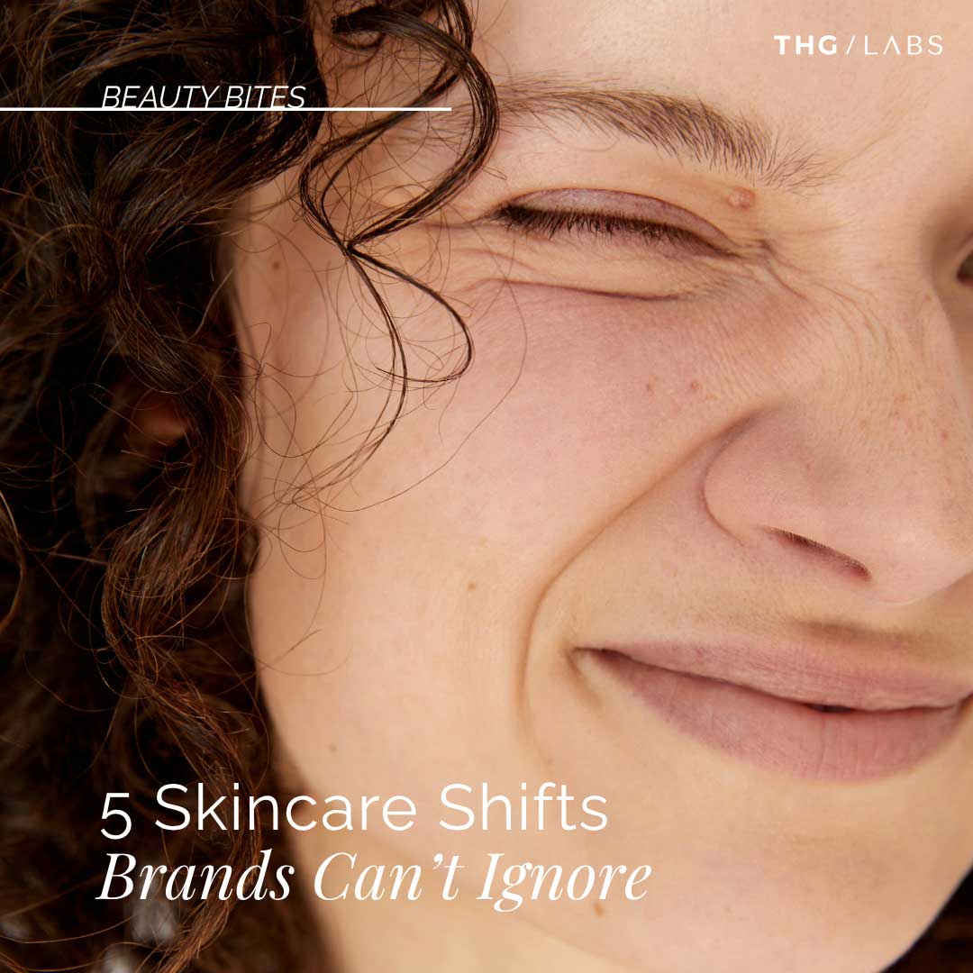 Cover image for THG LABS Beauty Bites exploring five skincare shifts shaping future product development.