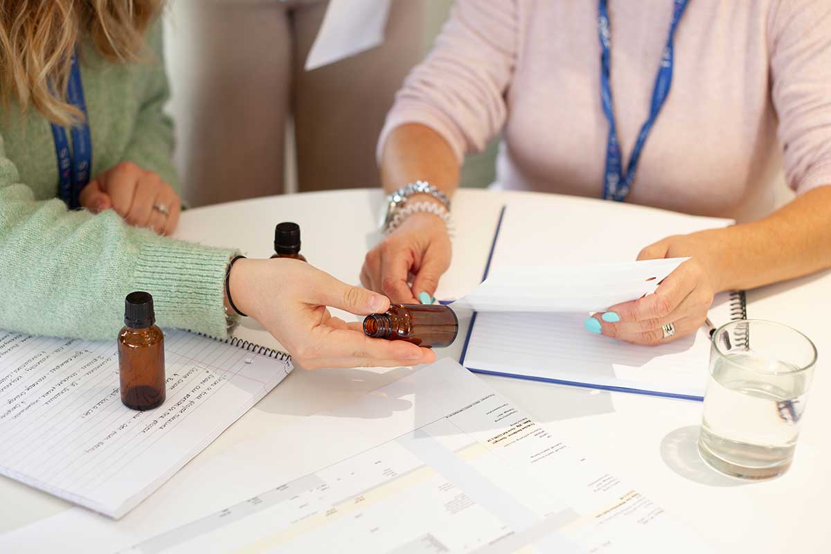 THG LABS product development and R&D teams collaborating with beauty brand partners during cosmetic product innovation and formulation planning.