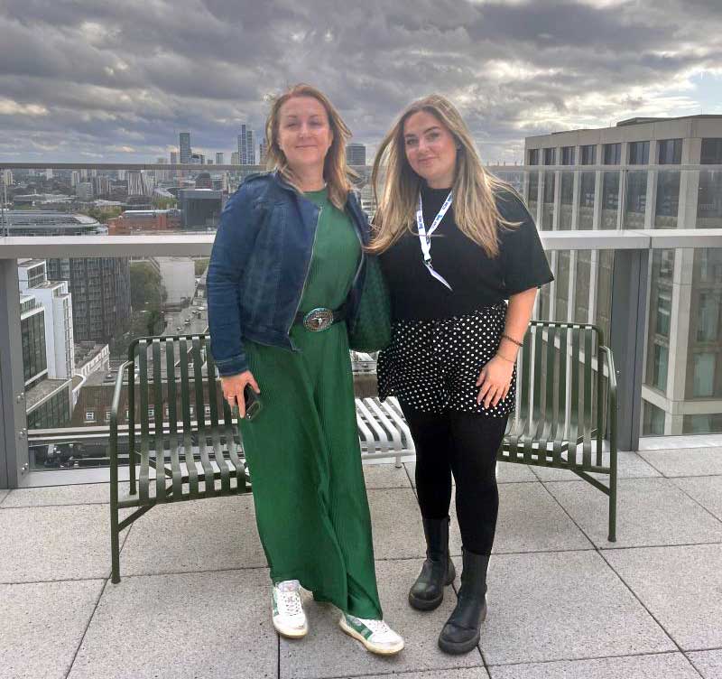 THG LABS Head of Product Innovation and Sales Manager attending the Givaudan and IMCD Brand Development Day in London to explore future beauty trends and technologies.