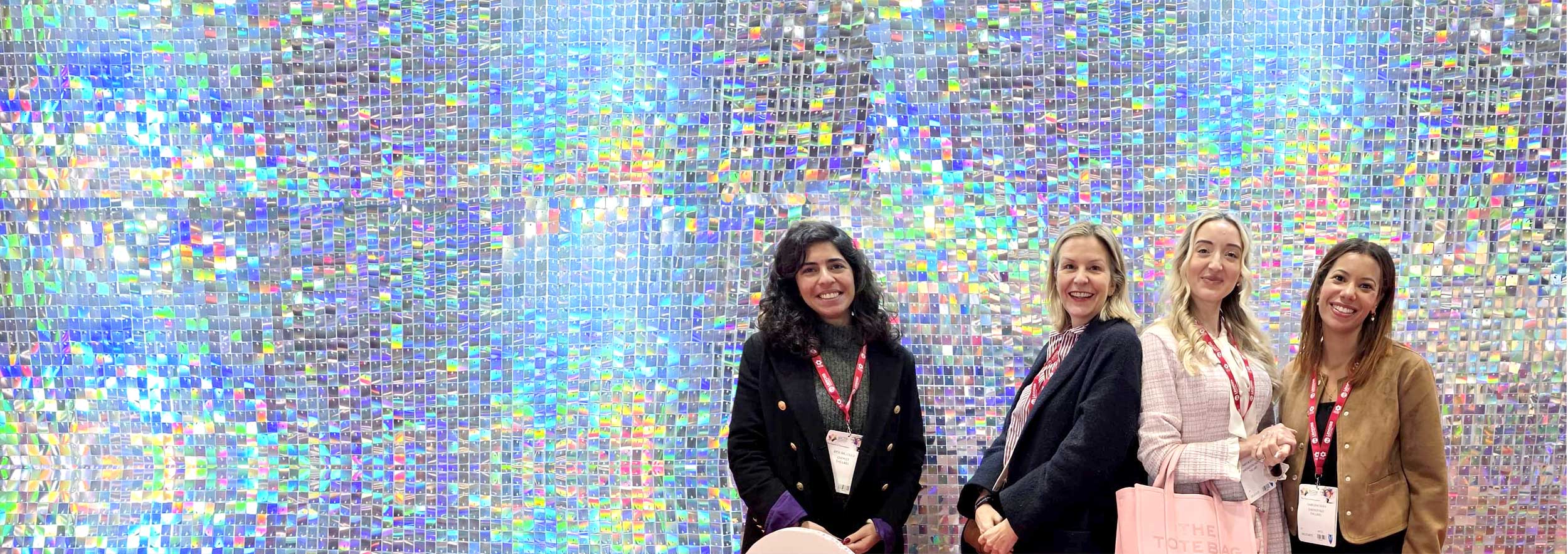 THG LABS chemists standing at SCS Formulate, the UK’s leading cosmetic formulation event.